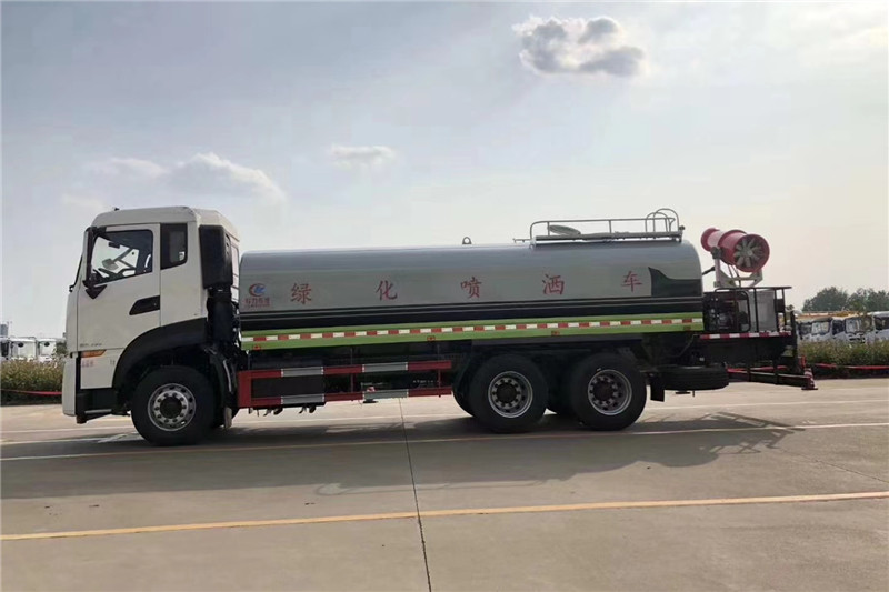 東風(fēng)天龍后八輪20噸噴霧車，國(guó)六綠化噴灑車